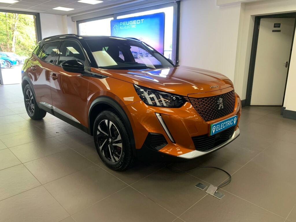 Peugeot e-2008 50Kwh Gt 7Kw Charger Orange