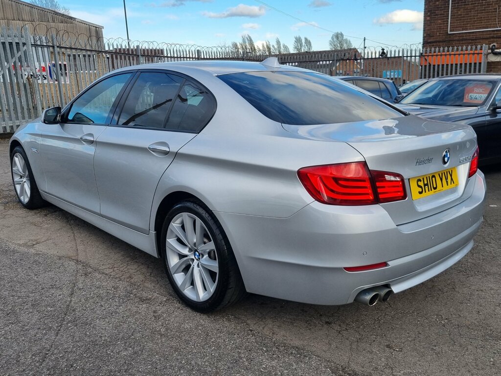 BMW 5 Series 3.0 530D Se Saloon Steptronic Euro 5 2 Silver #4