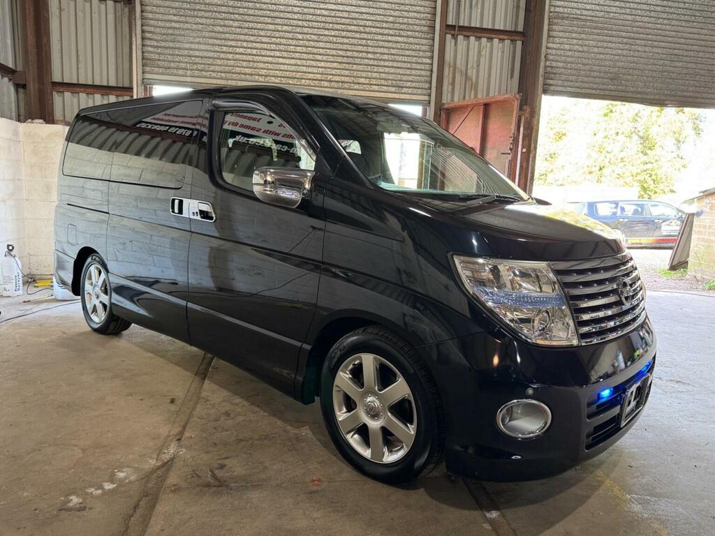 Nissan Elgrand Mpv 2005H H1ZCZ Black #5
