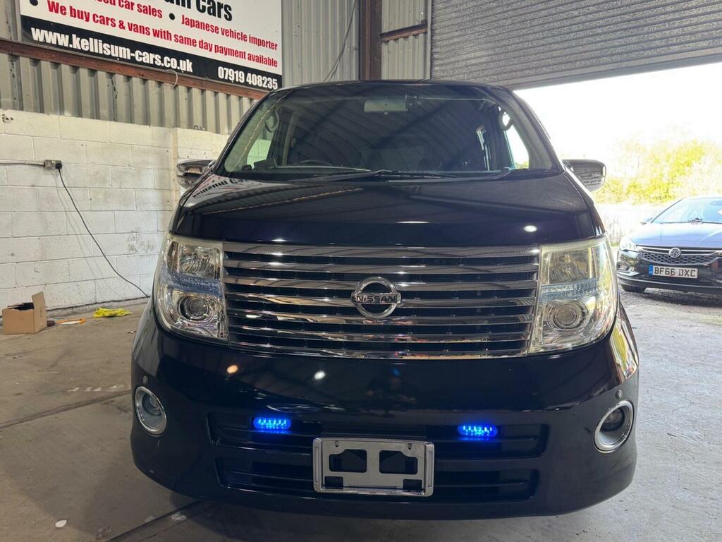 Nissan Elgrand Mpv 2005H H1ZCZ Black #4