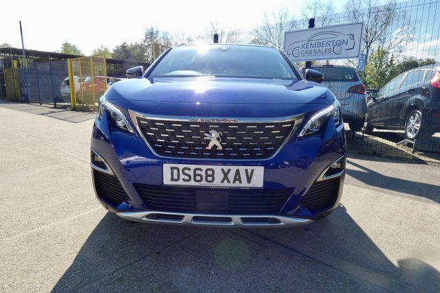 Peugeot 3008 2018 1.5 Bluehdi Gt Line Premium Suv Ma DS68XAV Blue #2