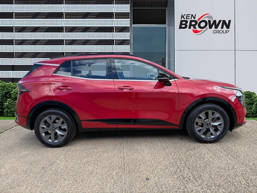 Kia Sportage 1.6 H T Gdi Gt Line Suv Hybrid BV72XRU Red #5