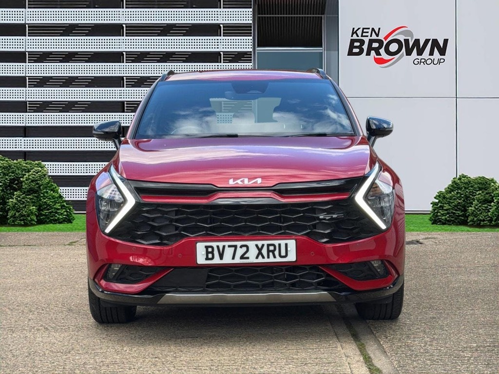 Kia Sportage 1.6 H T Gdi Gt Line Suv Hybrid BV72XRU Red #4
