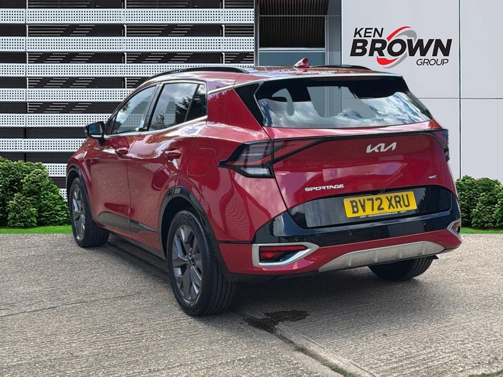 Kia Sportage 1.6 H T Gdi Gt Line Suv Hybrid BV72XRU Red #2
