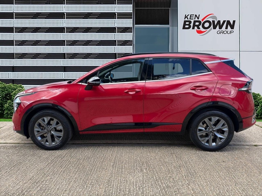 Kia Sportage 1.6 H T Gdi Gt Line Suv Hybrid BV72XRU Red #3