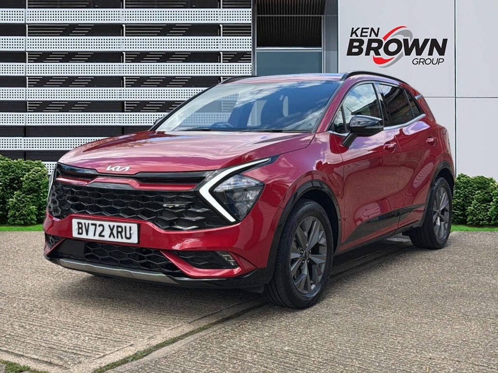 Kia Sportage 1.6 H T Gdi Gt Line Suv Hybrid BV72XRU Red #6