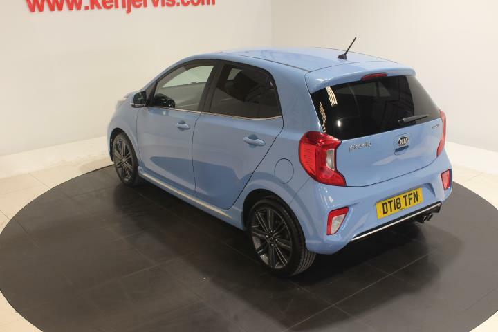 Kia Picanto 1.0 Gt-line Hatchback Euro 6 66 DT18TFN Blue #4