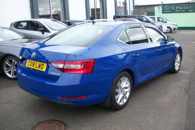 Skoda Superb 2.0 Tdi Se Technology - 2018 18 Blue #6