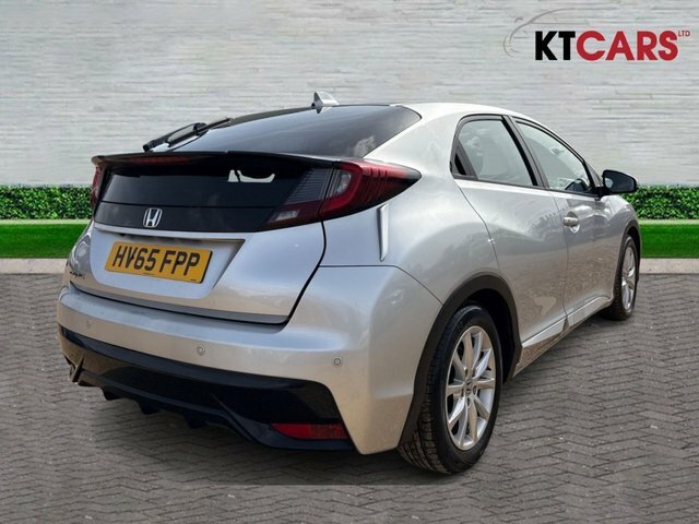 Honda Civic I-dtec Se Plus Hatchback HV65FPP Silver #5