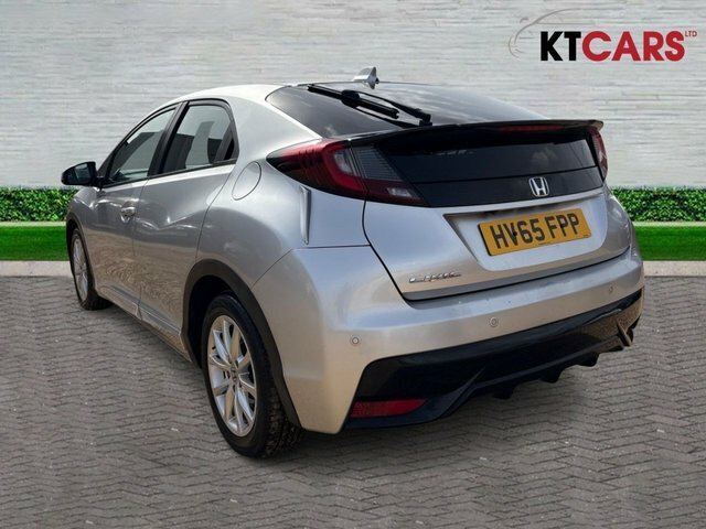 Honda Civic I-dtec Se Plus Hatchback HV65FPP Silver #4