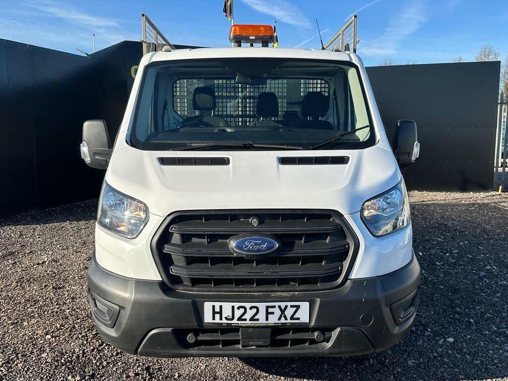 Ford Transit Custom 2.0 350 Ecoblue Leader Tipper Rw HJ22FXZ White #6