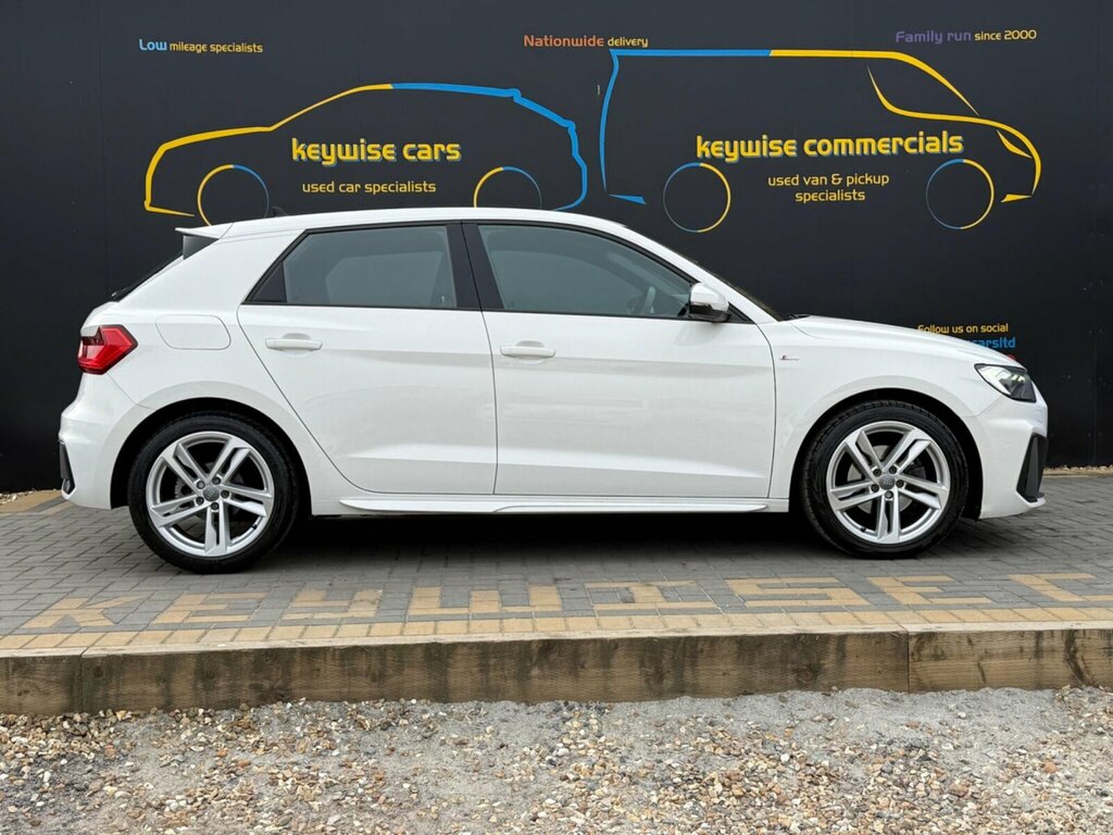 Audi A1 1.0 Tfsi 30 S Line Sportback Euro 6 Ss YT69AUN White #6