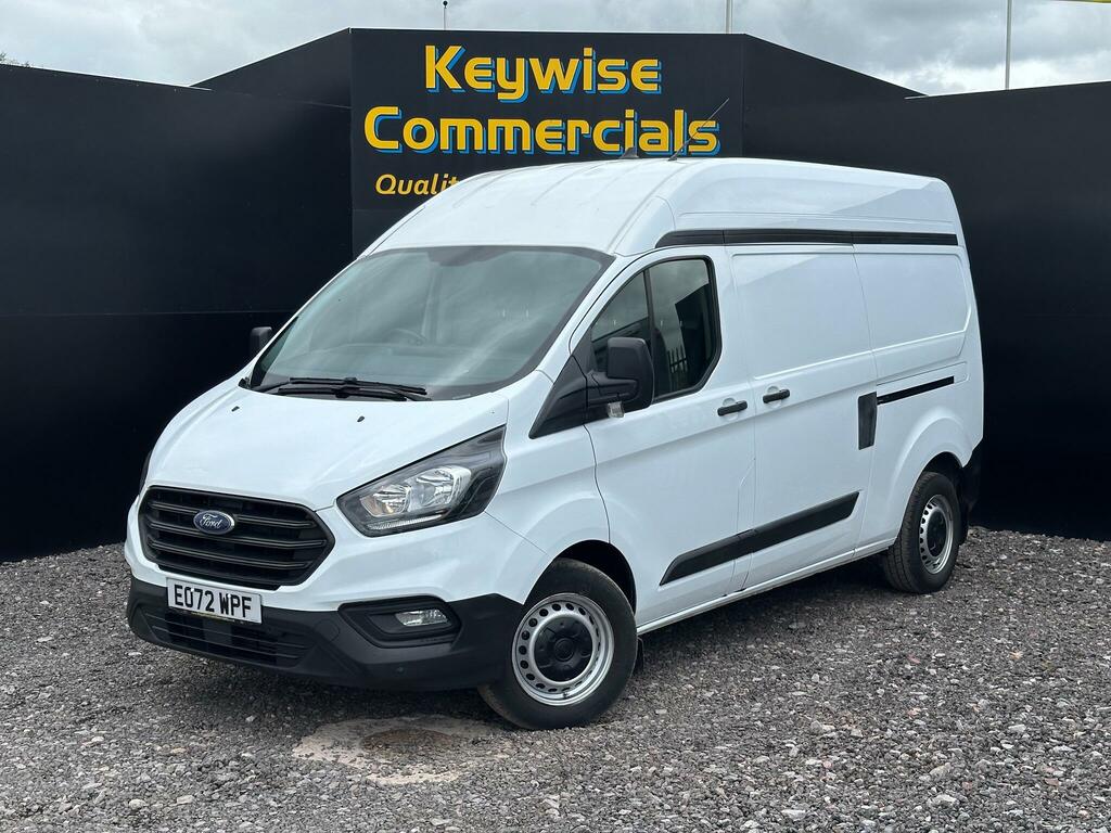 Ford Transit Custom 2.0 320 Ecoblue Leader L2 H2 Euro 6 Ss EO72WPF White #2