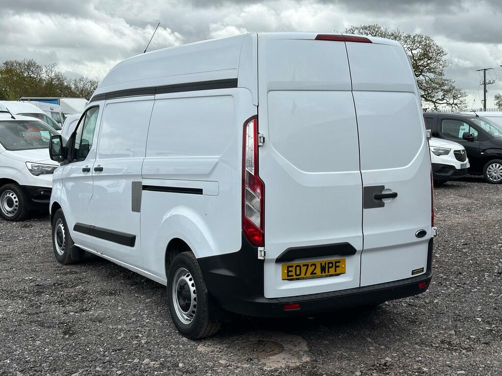 Ford Transit Custom 2.0 320 Ecoblue Leader L2 H2 Euro 6 Ss EO72WPF White #4