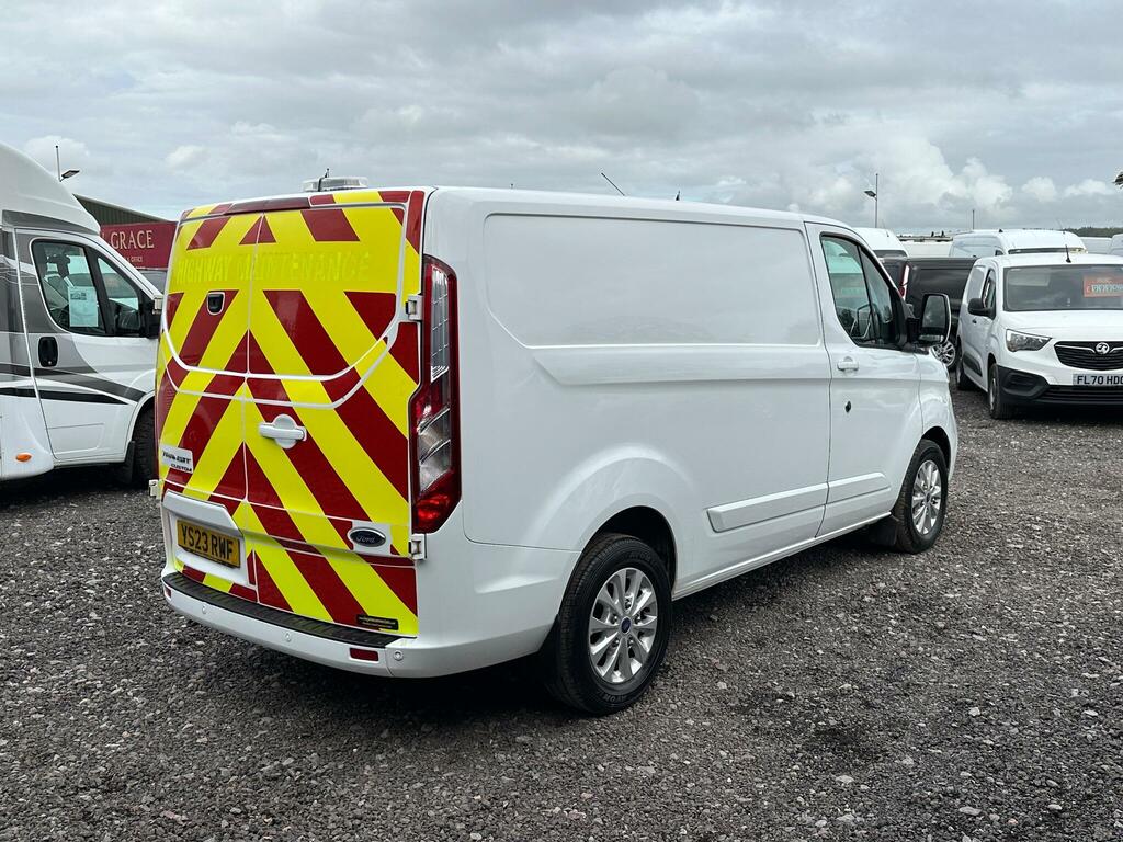 Ford Transit Custom 2.0 300 Ecoblue Limited L1 H1 Euro 6 Ss YS23RWF White #6
