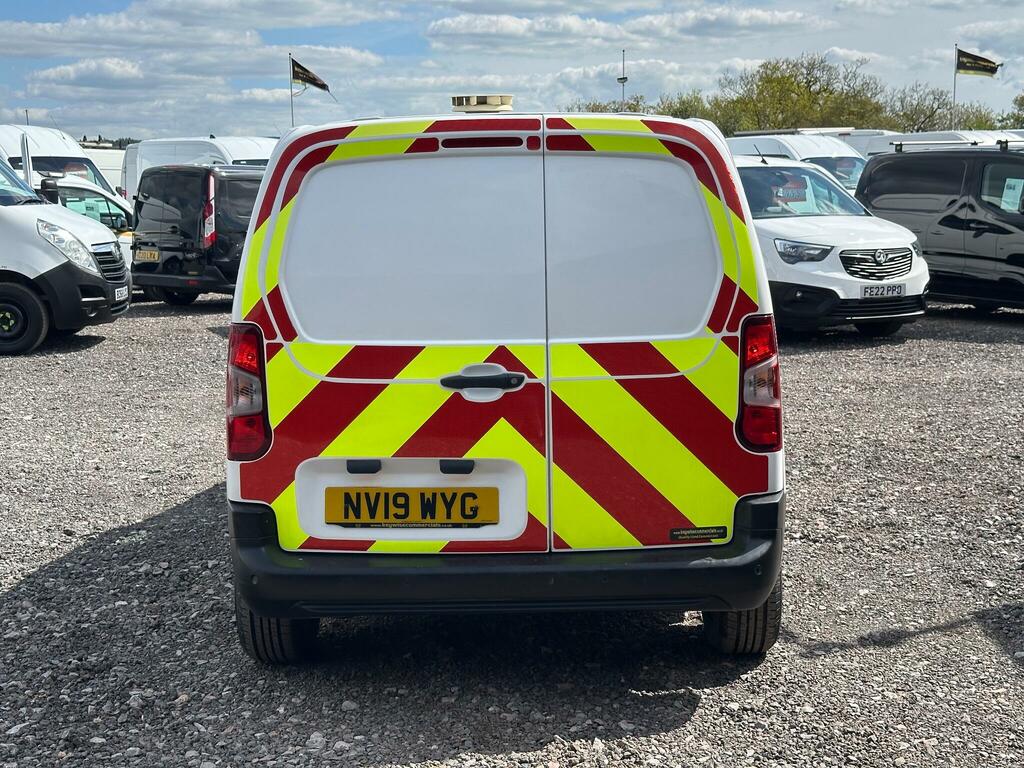 Peugeot Partner 1.6 Bluehdi 1000 Professional Standard Panel Van S NV19WYG White #5