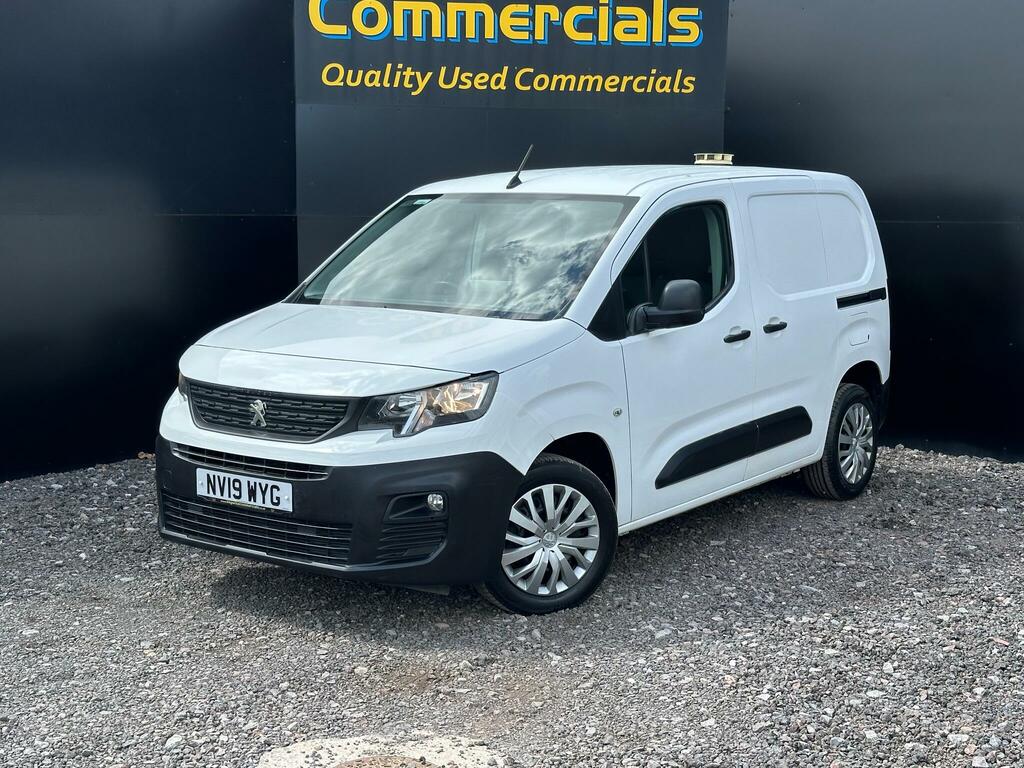 Peugeot Partner 1.6 Bluehdi 1000 Professional Standard Panel Van S NV19WYG White #2