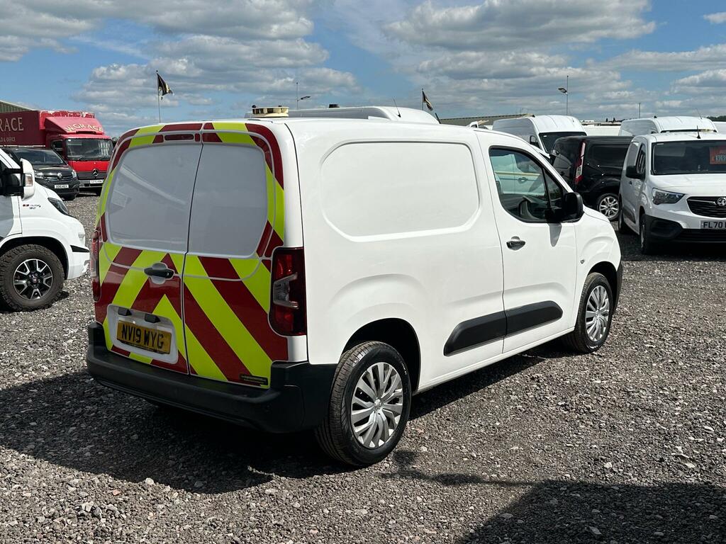 Peugeot Partner 1.6 Bluehdi 1000 Professional Standard Panel Van S NV19WYG White #6