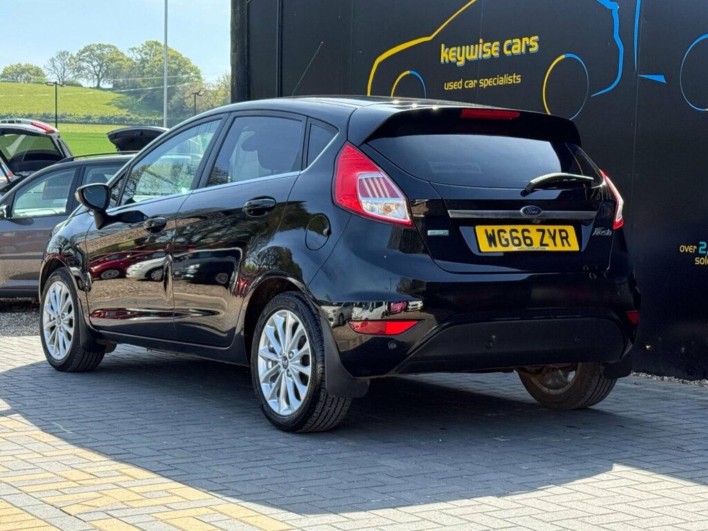 Ford Fiesta 1.0T Ecoboost Titanium X Euro 6 Ss WG66ZYR Black #3