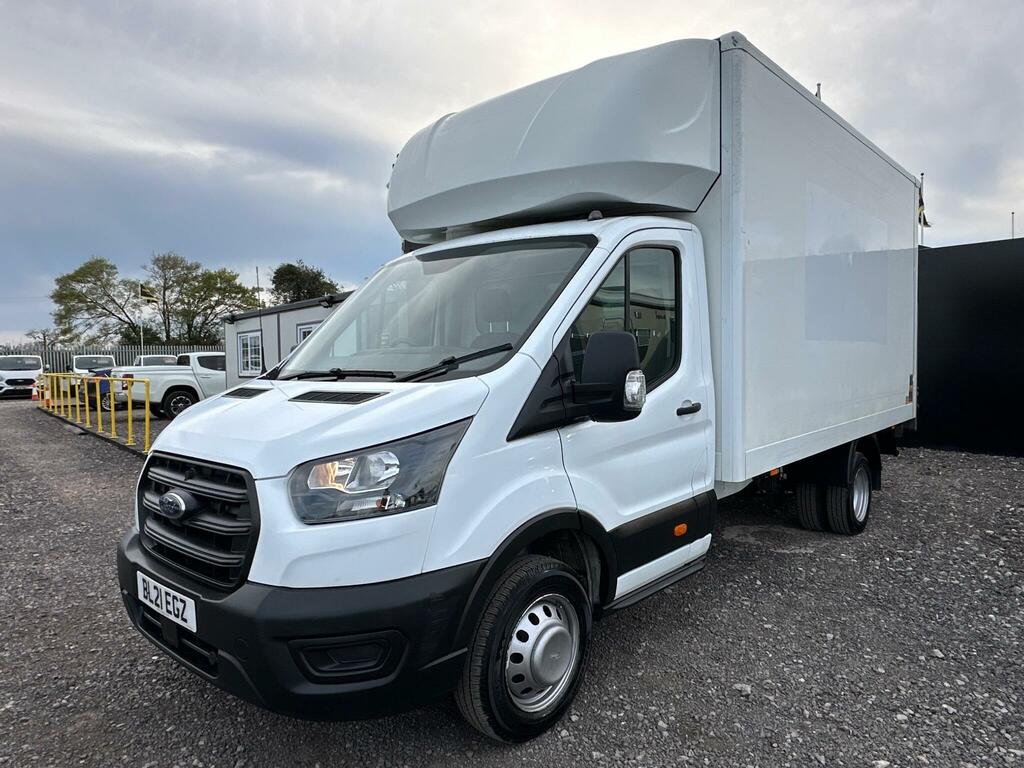 Ford Transit Custom 2.0 350 Ecoblue Leader Luton Rwd BL21EGZ White #3