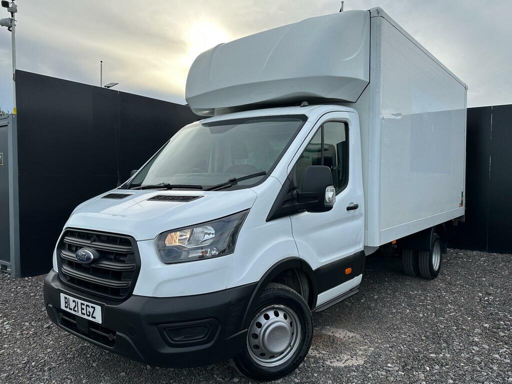 Ford Transit Custom 2.0 350 Ecoblue Leader Luton Rwd BL21EGZ White #2