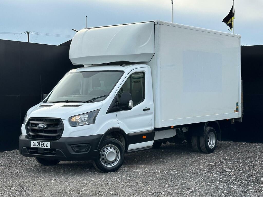 Ford Transit Custom 2.0 350 Ecoblue Leader Luton Rwd BL21EGZ White