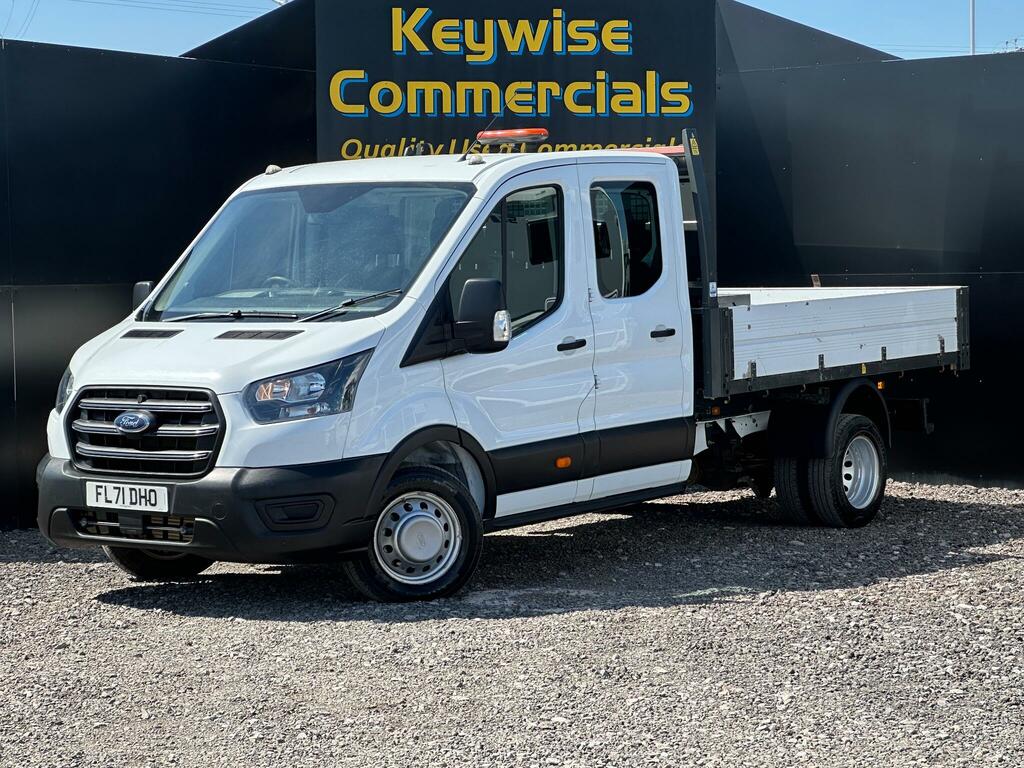 Ford Transit Custom 2.0 350 Ecoblue Leader Tipper Double Cab Diese FL71DHO White