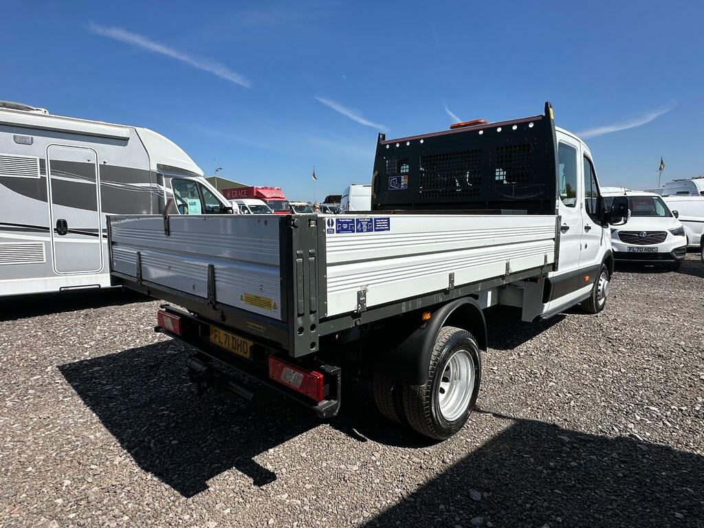 Ford Transit Custom 2.0 350 Ecoblue Leader Tipper Double Cab Diese FL71DHO White #5