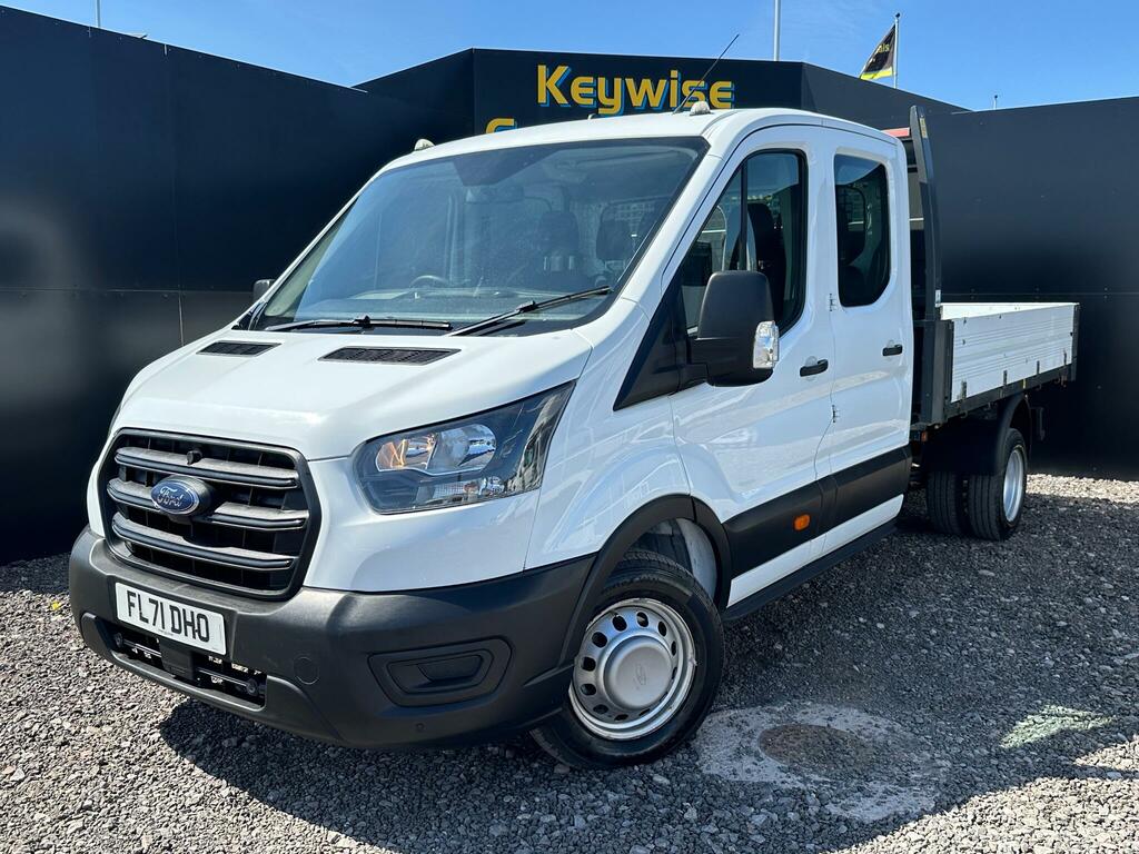 Ford Transit Custom 2.0 350 Ecoblue Leader Tipper Double Cab Diese FL71DHO White #2