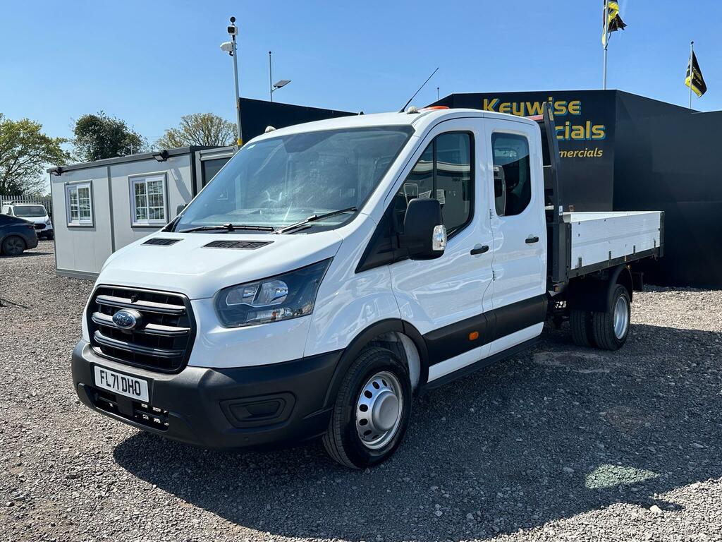 Ford Transit Custom 2.0 350 Ecoblue Leader Tipper Double Cab Diese FL71DHO White #3
