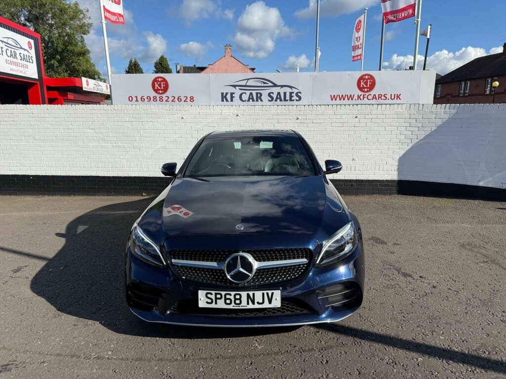 Mercedes-Benz C Class Saloon 2.0 C220d Amg Line Premium Plus G-tronic SP68NJV Blue #6