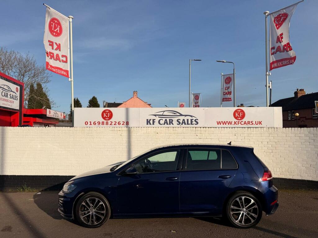 Volkswagen Golf Hatchback 2.0 Tdi R-line Dsg Euro 6 Ss 201 KY19LCR Blue #2