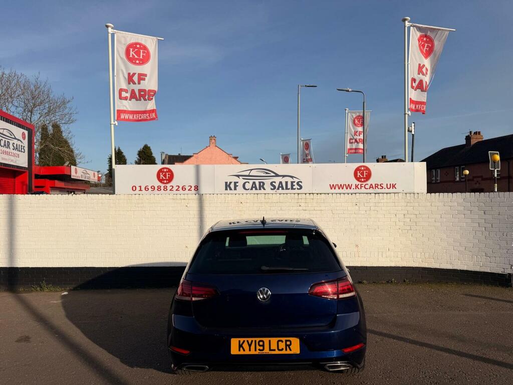 Volkswagen Golf Hatchback 2.0 Tdi R-line Dsg Euro 6 Ss 201 KY19LCR Blue #3