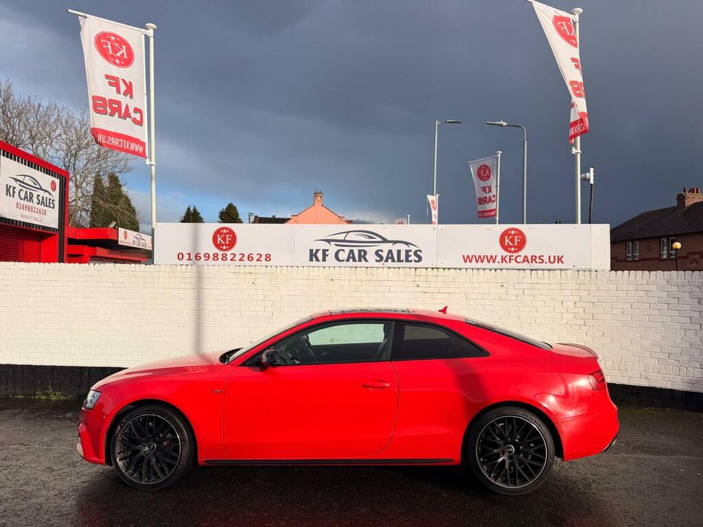 Audi A5 Coupe 2.0 Tdi Black Edition Plus S Tronic Quattro SE64WUA Red #3