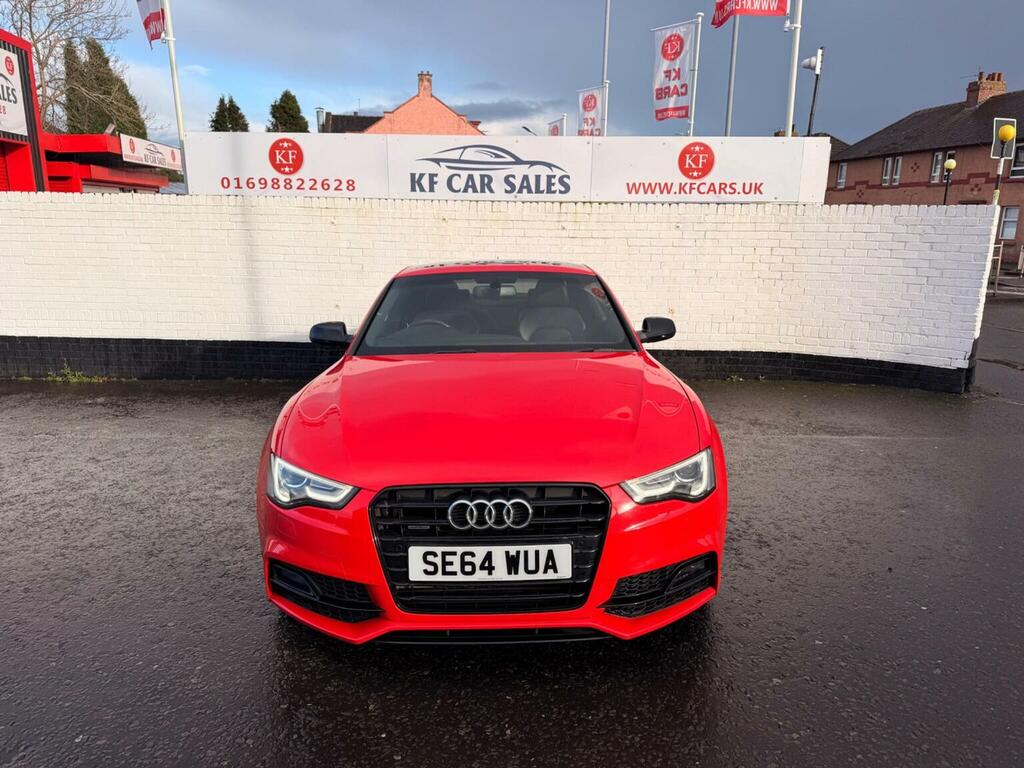 Audi A5 Coupe 2.0 Tdi Black Edition Plus S Tronic Quattro SE64WUA Red #2