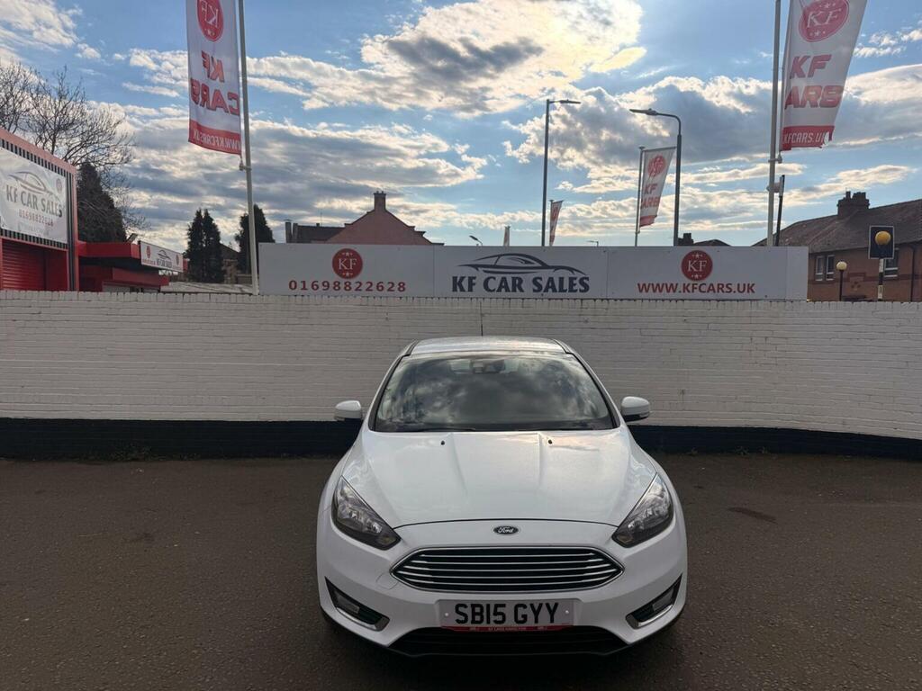 Ford Focus Hatchback 1.5 Tdci Titanium Euro 6 Ss 2015 SB15GYY White #2