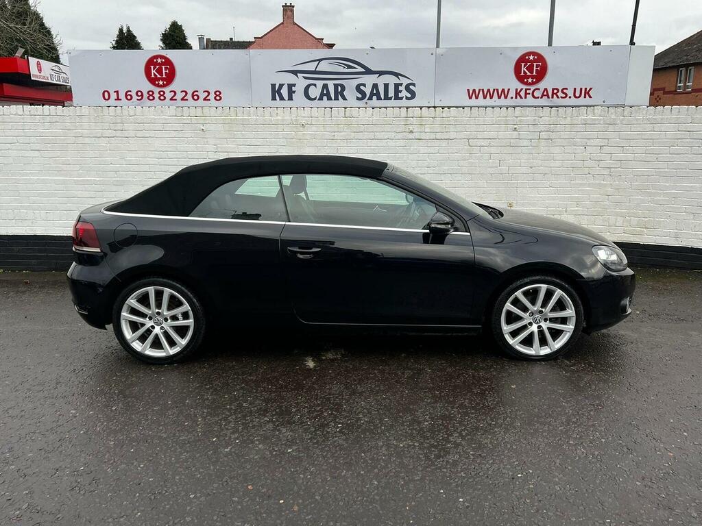 Volkswagen Golf Convertible 1.4 Tsi Gt Cabriolet Euro 5 2014 EK64DHF Black #2