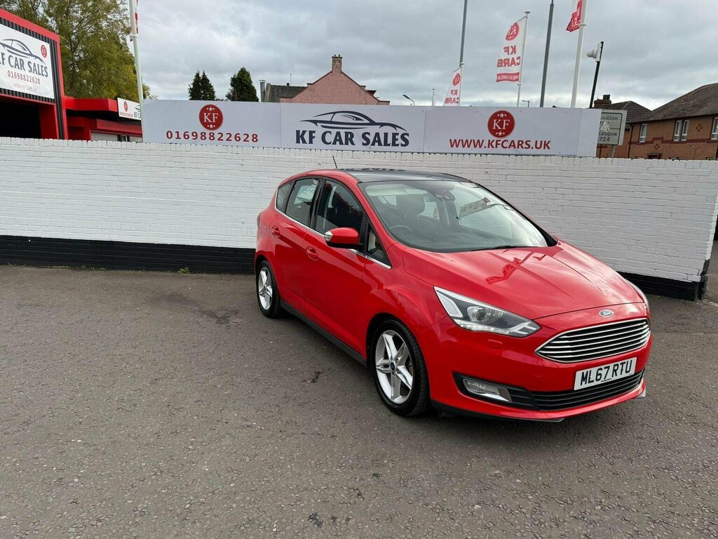 Ford C-Max Mpv 1.0T Ecoboost Titanium X Euro 6 Ss Nav ML67RTU Red #2