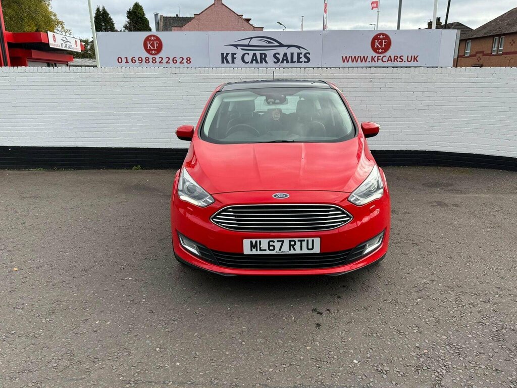 Ford C-Max Mpv 1.0T Ecoboost Titanium X Euro 6 Ss Nav ML67RTU Red #3