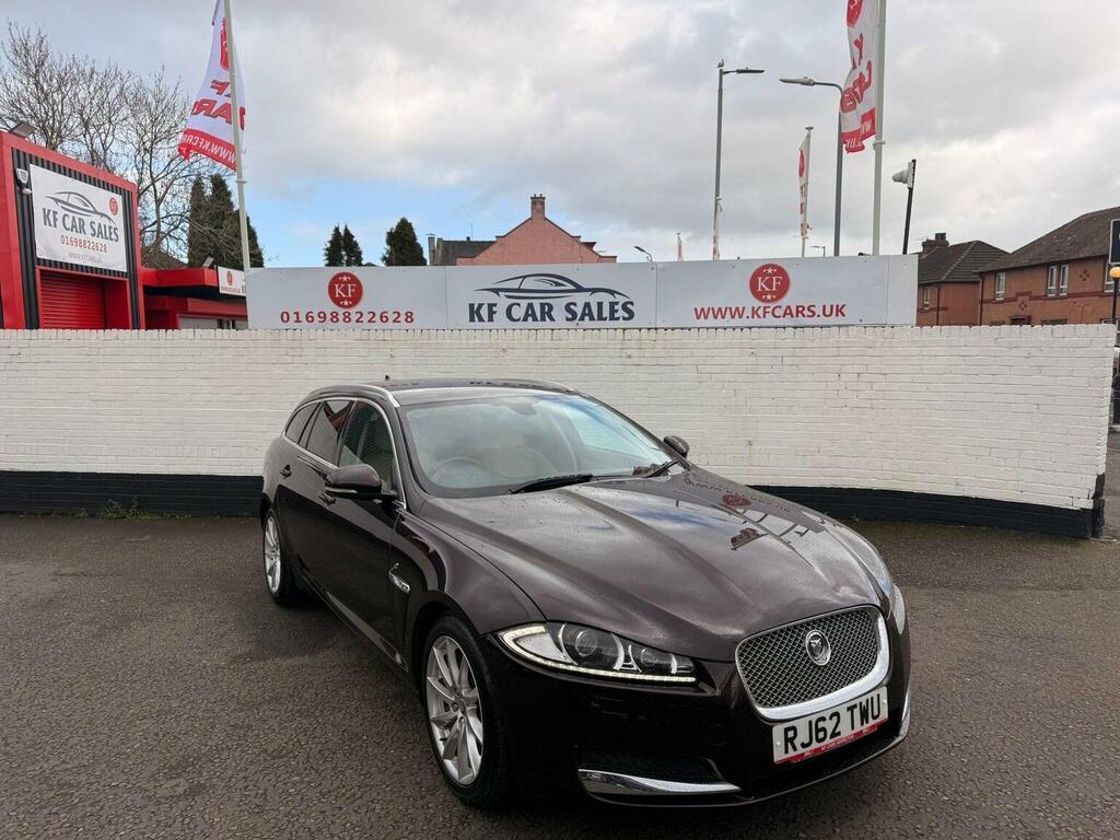 Jaguar XF Estate 2.2D Premium Luxury Sportbrake Euro 5 RJ62TWU Red #3