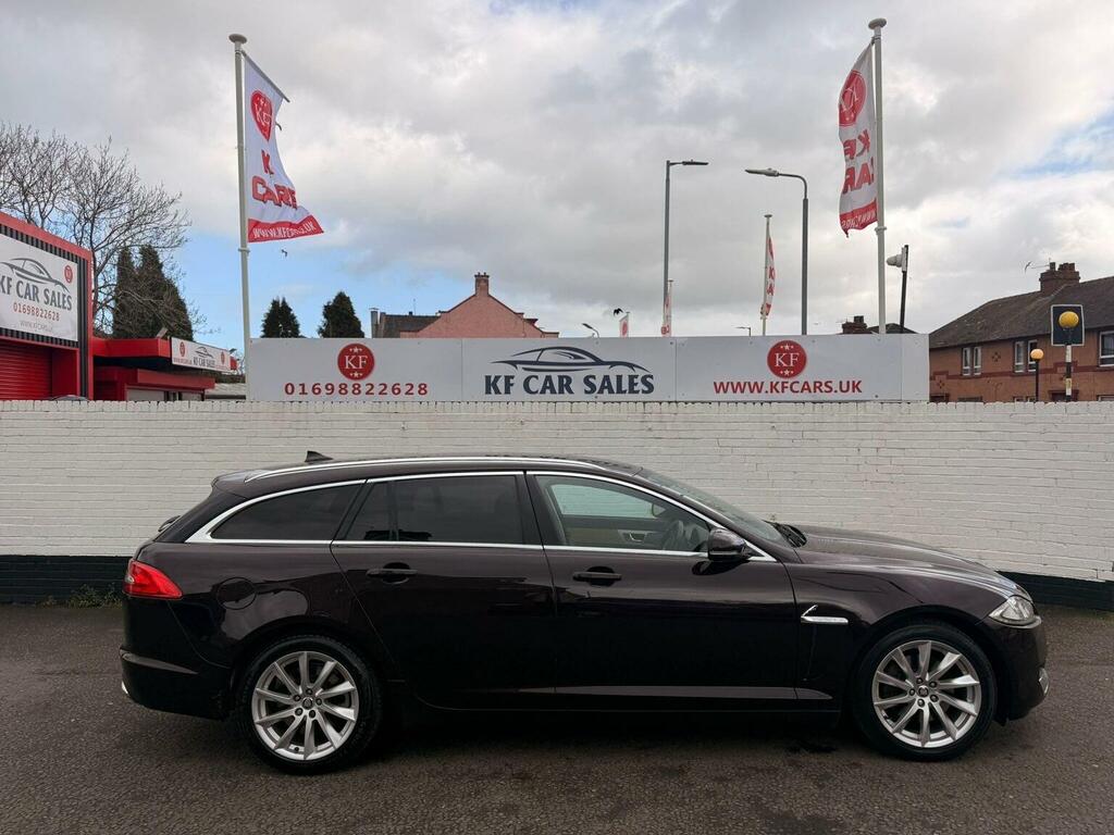 Jaguar XF Estate 2.2D Premium Luxury Sportbrake Euro 5 RJ62TWU Red #2