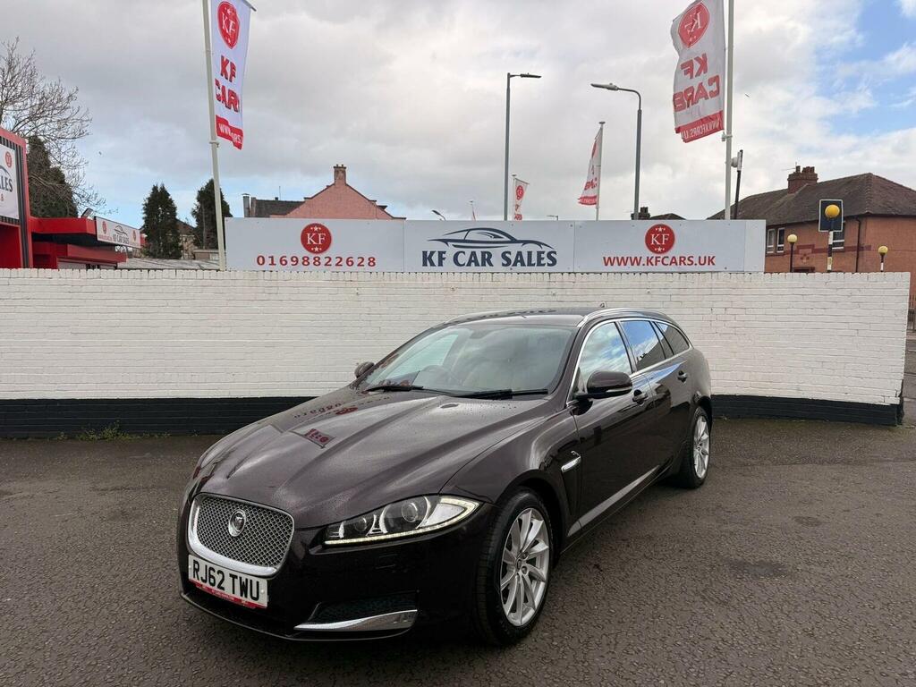 Jaguar XF Estate 2.2D Premium Luxury Sportbrake Euro 5 RJ62TWU Red #5