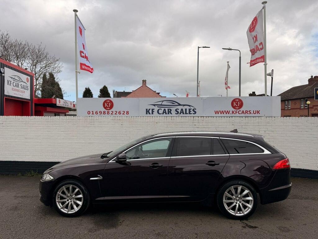 Jaguar XF Estate 2.2D Premium Luxury Sportbrake Euro 5 RJ62TWU Red #6