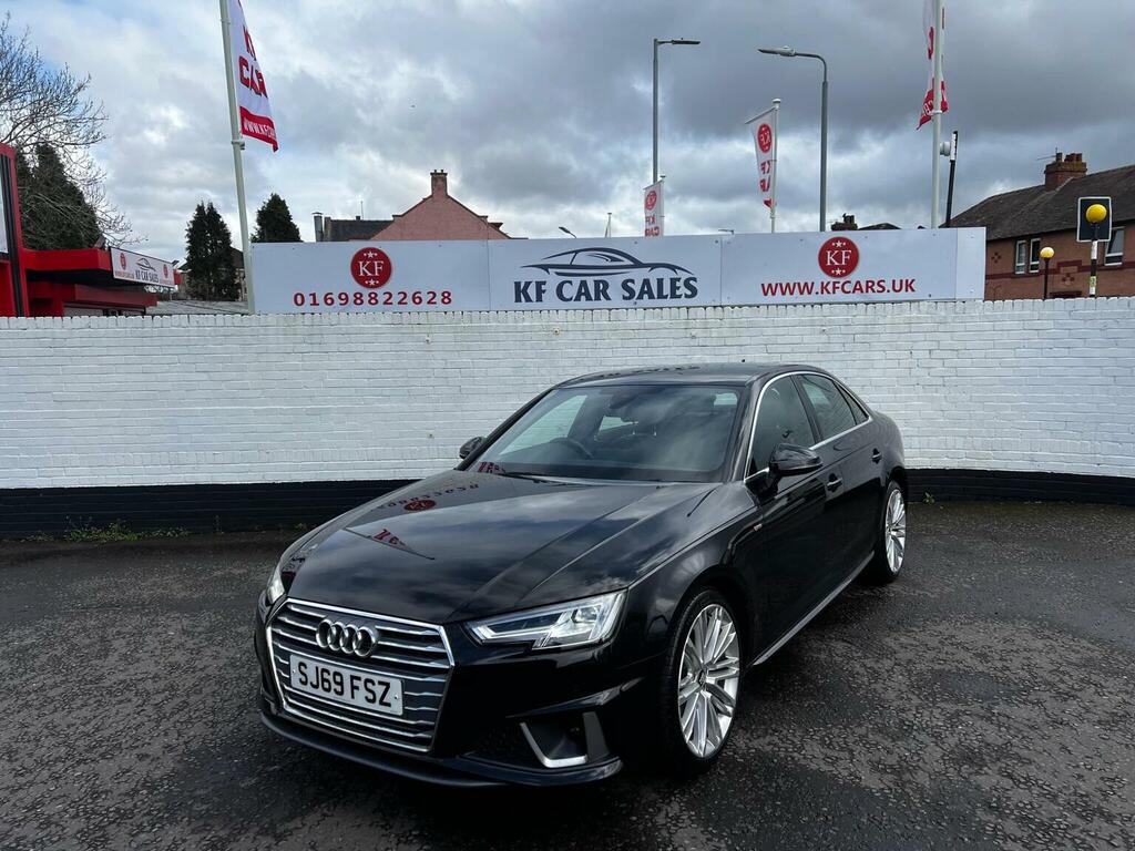 Audi A4 Saloon 2.0 Tfsi 35 S Line Euro 6 Ss 20196 SJ69FSZ Black #4