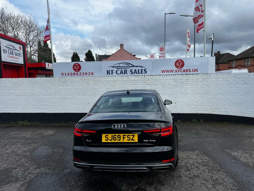 Audi A4 Saloon 2.0 Tfsi 35 S Line Euro 6 Ss 20196 SJ69FSZ Black #6
