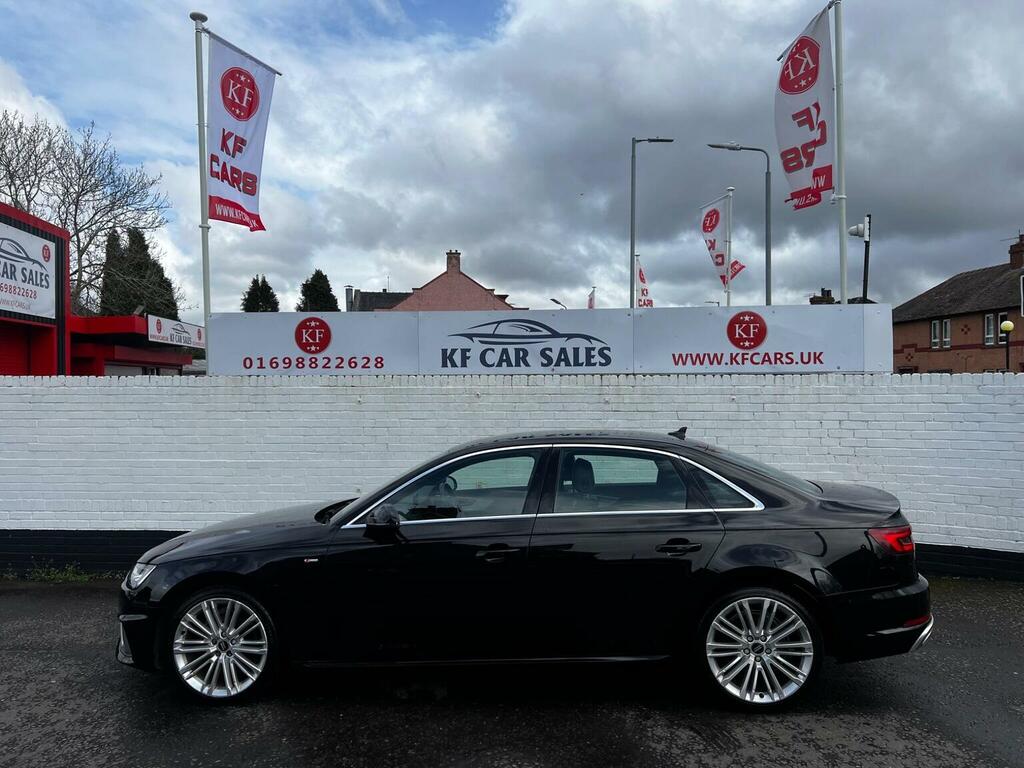 Audi A4 Saloon 2.0 Tfsi 35 S Line Euro 6 Ss 20196 SJ69FSZ Black #5
