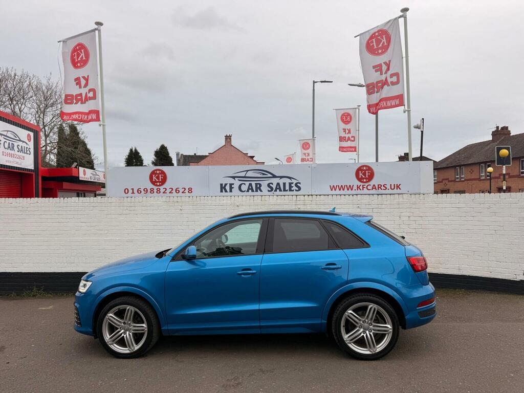 Audi Q3 Suv 2.0 Tdi S Line Plus S Tronic Quattro Euro 6 S SN65FTL Blue #3