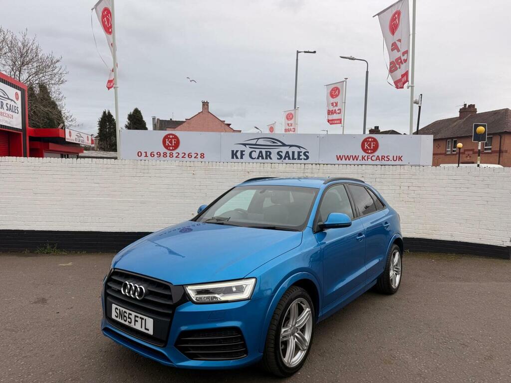 Audi Q3 Suv 2.0 Tdi S Line Plus S Tronic Quattro Euro 6 S SN65FTL Blue #2