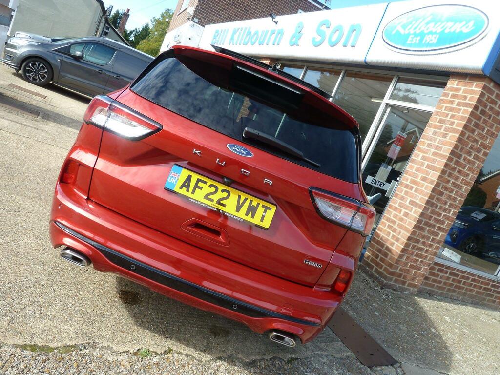 Ford Kuga 2.5 Ecoboost Duratec 14.4Kwh St-line X Cvt Euro 6 Red #4