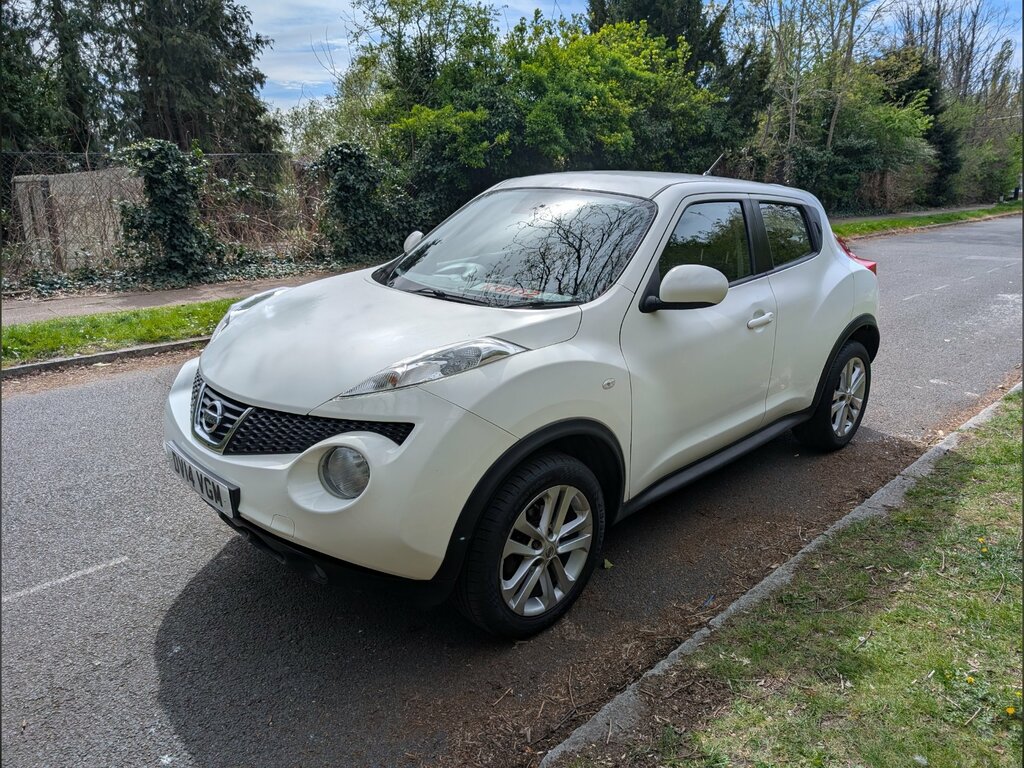 Nissan Juke 1.6 Acenta Suv Euro 5 Ss 117 DV14VGM White #3